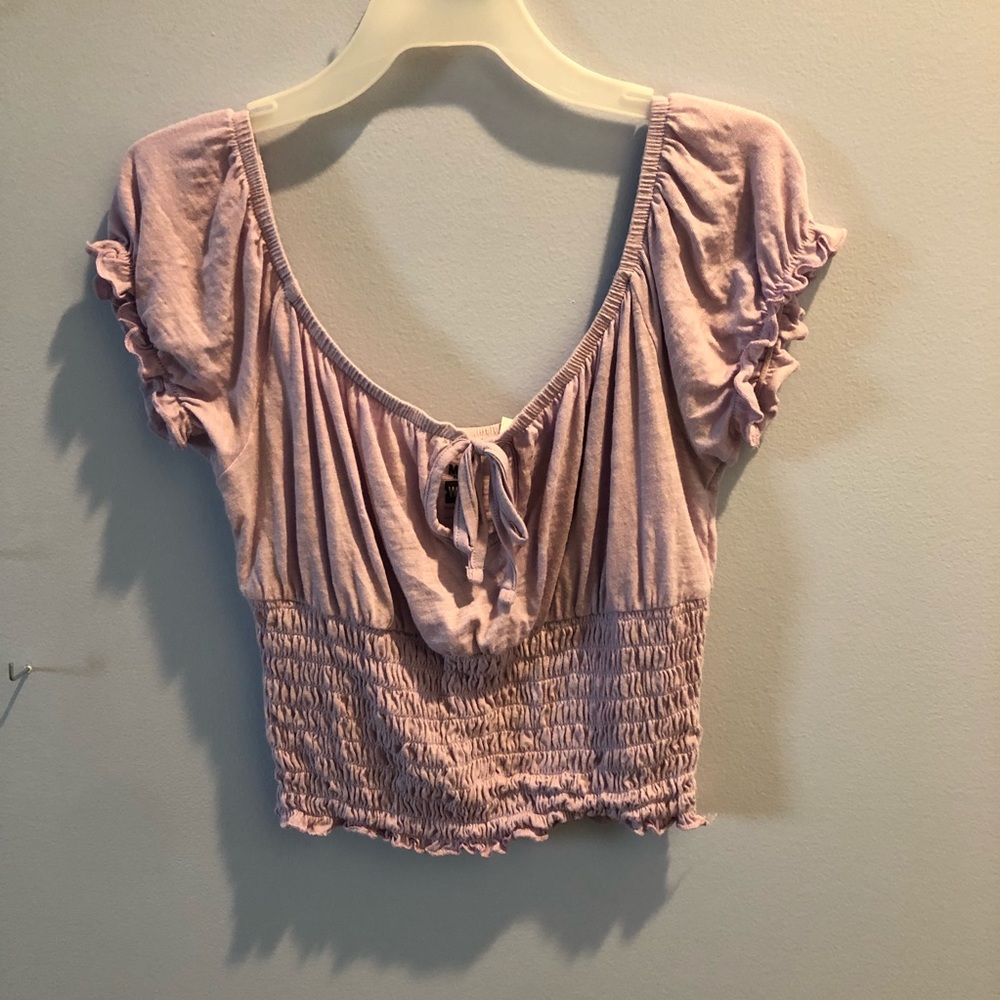 Pacsun Me to We Purple Crop Top